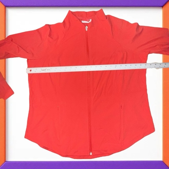 ATHLETA Salutation Jacket - Plus 2X Lychee Red - Picture 10 of 13